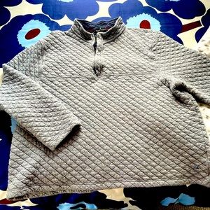 Tailor Vintage unique quality pull over sweater 1/4 zip XXL